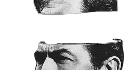 Split portrait collage